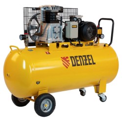 Компрессор воздушный DENZEL BCI3000-T/200 3.0кВт ременный привод 200л 530л/мин 58119