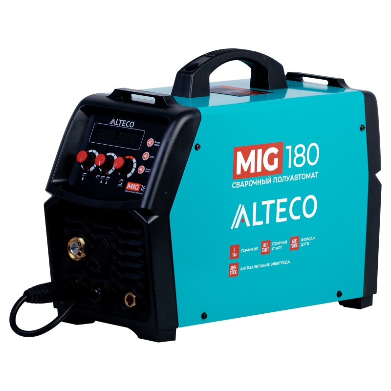 Cварочный полуавтомат ALTECO MIG 180: цена 231 500 ₸, купить в Астане | Мир Инструментов
