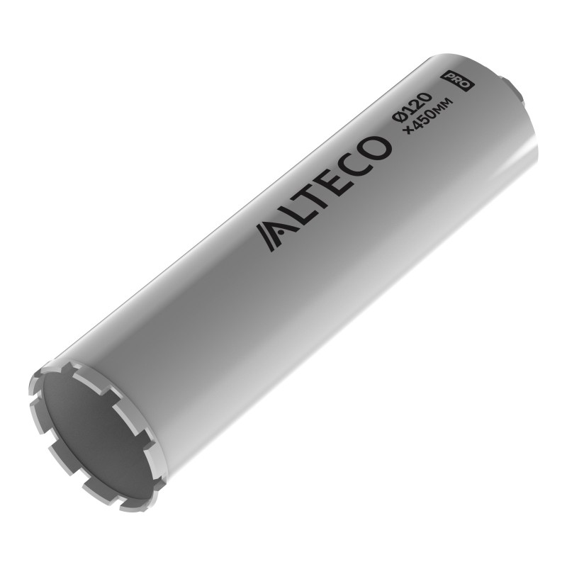 Алмазная коронка ALTECO Pro 120х450: цена 18 360 ₸, купить в Астане | Мир Инструментов