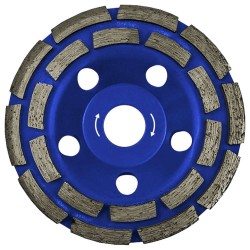 Чашка алмазная двухрядная ALTECO 125x22.23x6мм