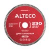 Диски алмазные по граниту турбо 230*22,23 ALTECO