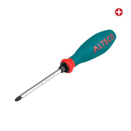 Отвертка крестовая ударная IMPACT Industrial PH 2x100 мм ALTECO 0907-2K-PH2-X: цена 5 520 ₸, купить в Астане | Мир Инструментов