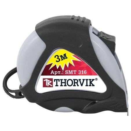 Рулетка Thorvik обрезиненная 3м SMT316 52388