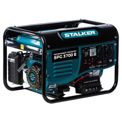 Бензиновый генератор STALKER SPG-3700E / 2.5кВт / 220В