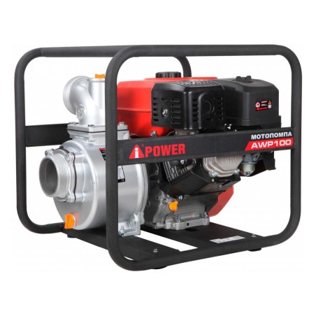 Бензиновая мотопомпа для чистой воды A-iPower AWP100 30141