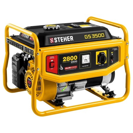 Генератор бензиновый 2800Вт STEHER GS-3500