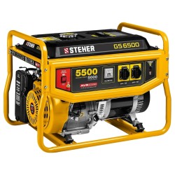 Генератор бензиновый STEHER 5500Вт GS-6500