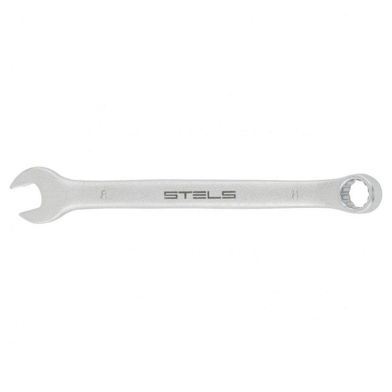 Ключ комбинированный STELS CrV матовый хром 9мм 15205