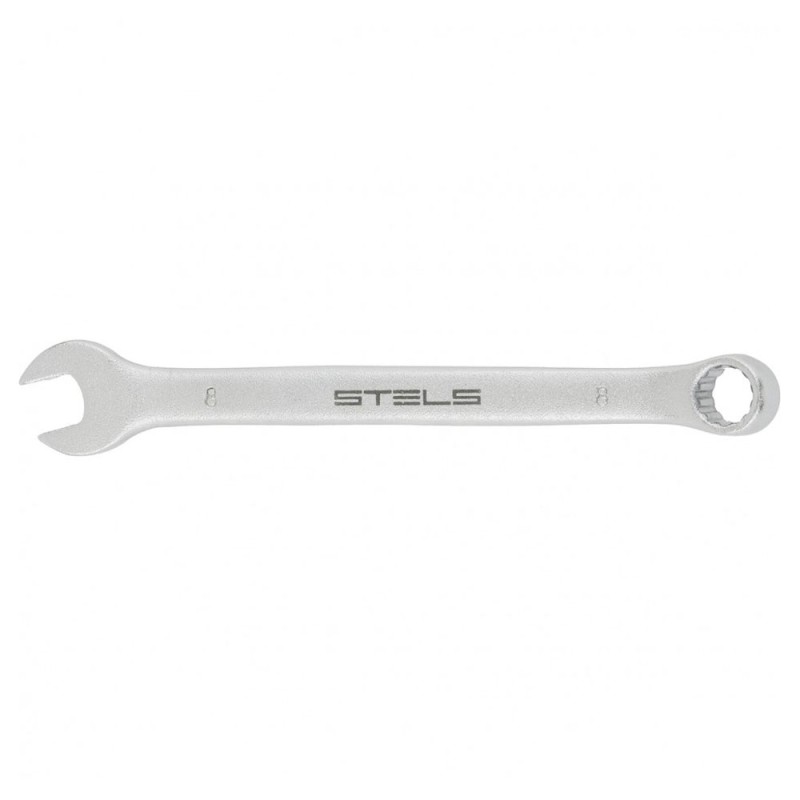 Ключ комбинированный STELS CrV матовый хром 12мм 15208