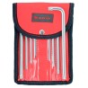 Набор ключей имбусовых MATRIX TORX-TORX Tamper удлиненные T10-T50 10-50мм 9шт. 12313