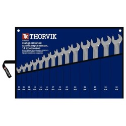 Набор ключей комбинированных Thorvik 10-32мм 14шт. 047402